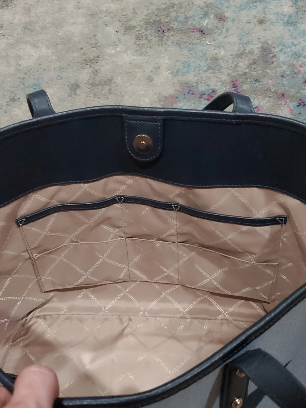 Michael Kors Carter Denim Tote